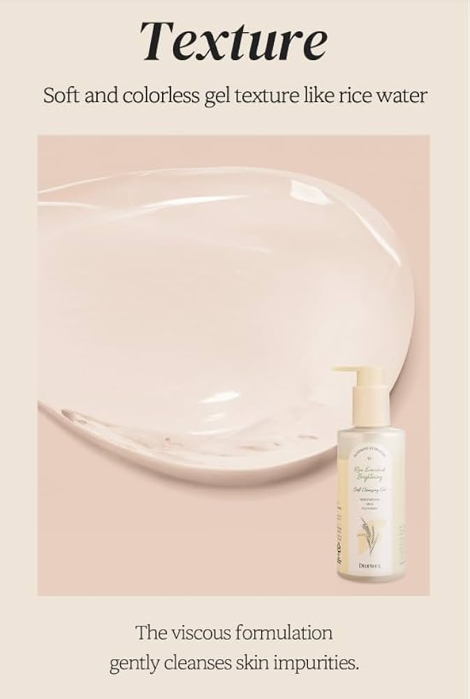 [Deoproce] RICE ENRICHED BRIGHTENING SOFT CLEANSING GEL (200 ml)