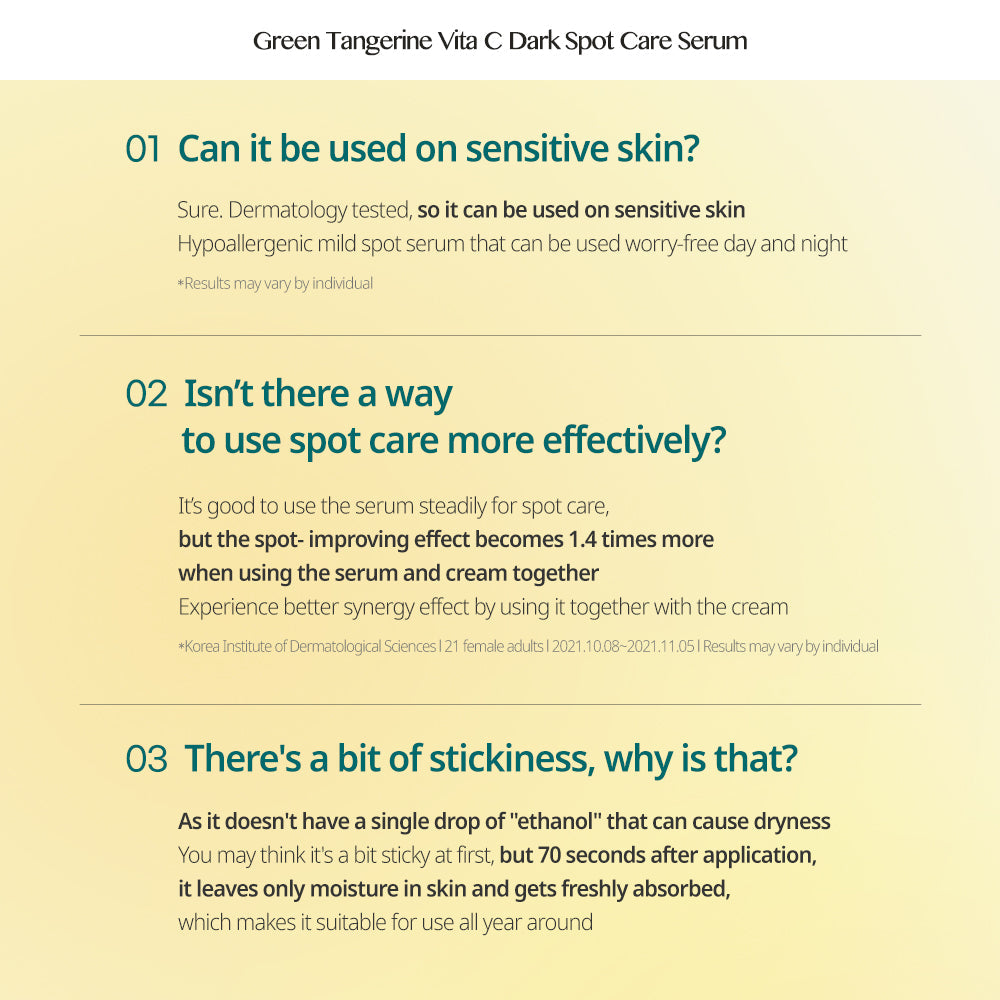 [GOODAL ] Green Tangerine Vita C Dark Spot Serum (40ml)