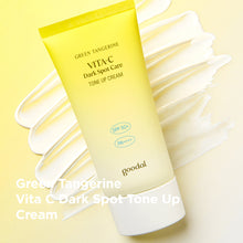 Load image into Gallery viewer, [GOODAL] Green Tangerine Vita C Dark Spot Tone Up Sun Cream
