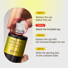 Load image into Gallery viewer, [GOODAL] Green Tangerine Vita C 15 Ampoule (30ml)

