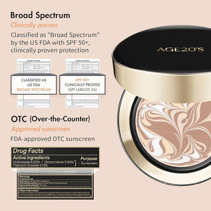 [AGE20’S] Signature Essence Pact SPF 50+ (Pack of 2)