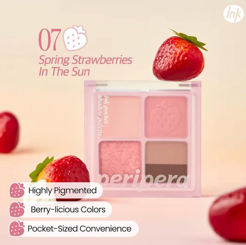 Ink Pocket Shadow Palette 07 Spring Strawberries in the Sun