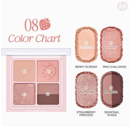 Ink Pocket Shadow Palette 08 Strawberry in Mute
