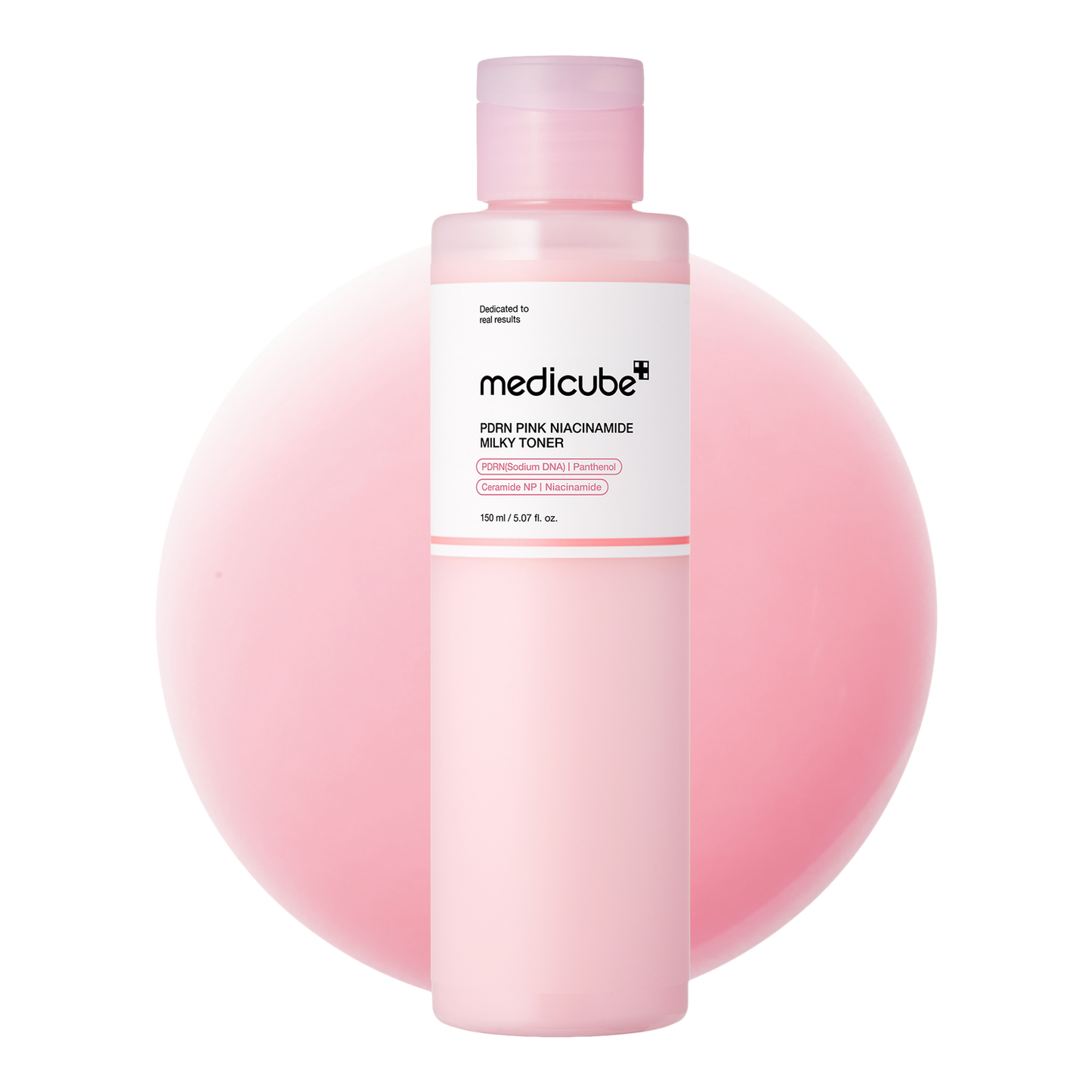 [medicube] (PDRN Pink Niacinamide Milky Toner 150ml + PDRN Pink Peptide Serum 30ml) Duo Set