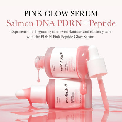 [medicube] (PDRN Pink Niacinamide Milky Toner 150ml + PDRN Pink Peptide Serum 30ml) Duo Set