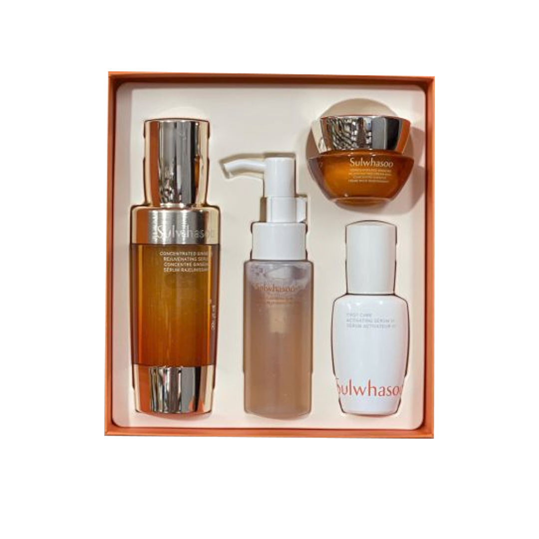[Sulwhasoo] Concentrated Ginseng Rejuvenating Serum Set (4 Items)