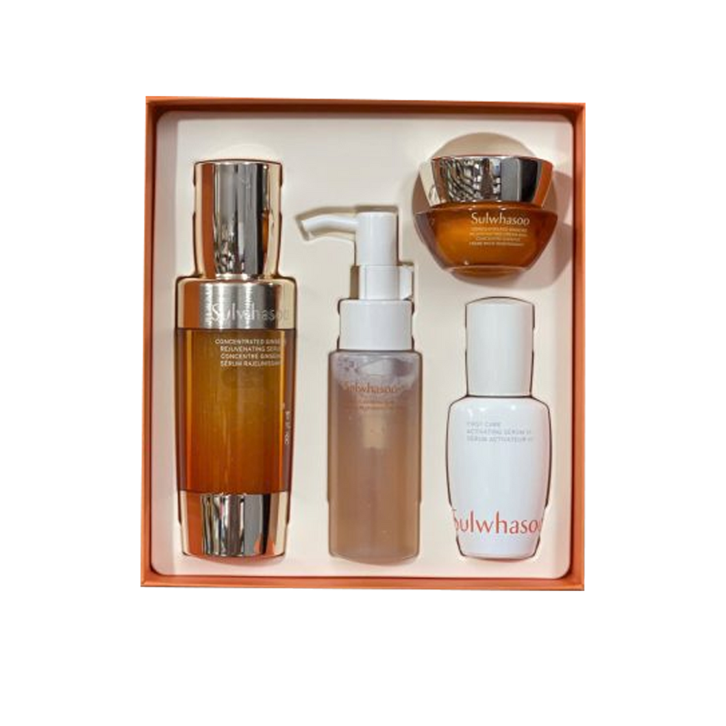 [Sulwhasoo] Concentrated Ginseng Rejuvenating Serum Set (4 Items)