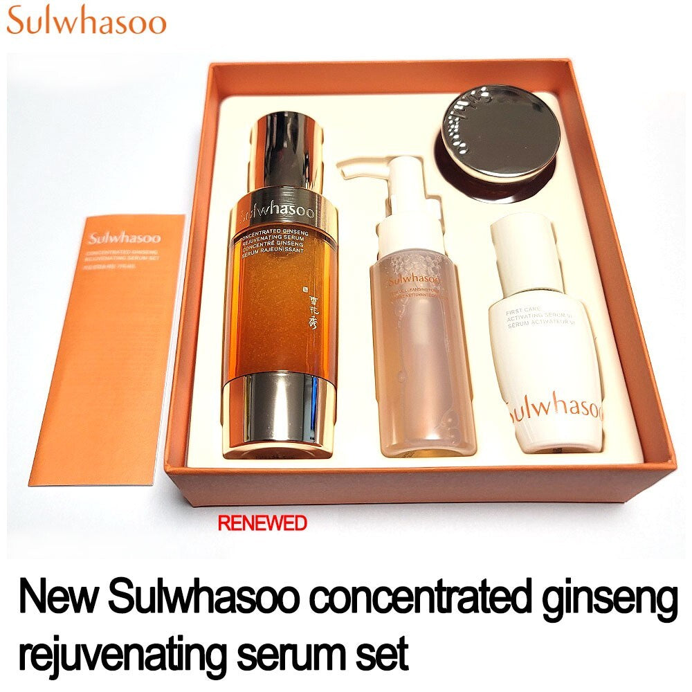 [Sulwhasoo] Concentrated Ginseng Rejuvenating Serum Set (4 Items)
