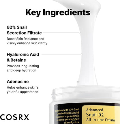 [COSRX] Advanced Snail 92 All in one Cream (100g)