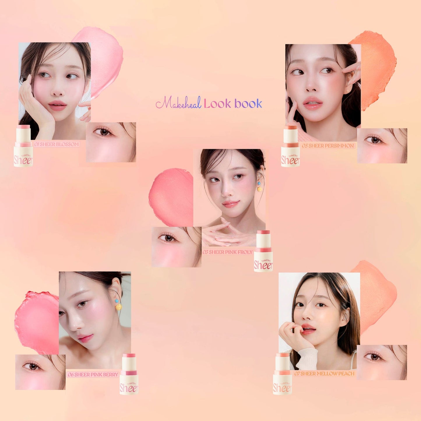 Sheer Tinted Stick Blusher 01 Blossom
