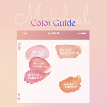 Sheer Tinted Stick Blusher 01 Blossom