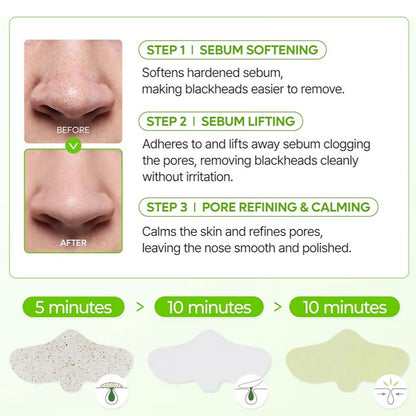 Cactox CT 3-Step Nose Pore Pack (3 Sheets)