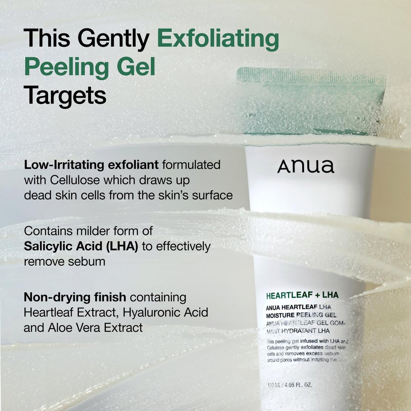 [Anua] Heartleaf LHA Moisture Peeling Gel (120ml)