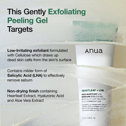 [Anua] Heartleaf LHA Moisture Peeling Gel (120ml)