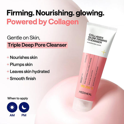 [MEDIHEAL] Collagen Glow Firming Cleanser (120ml)