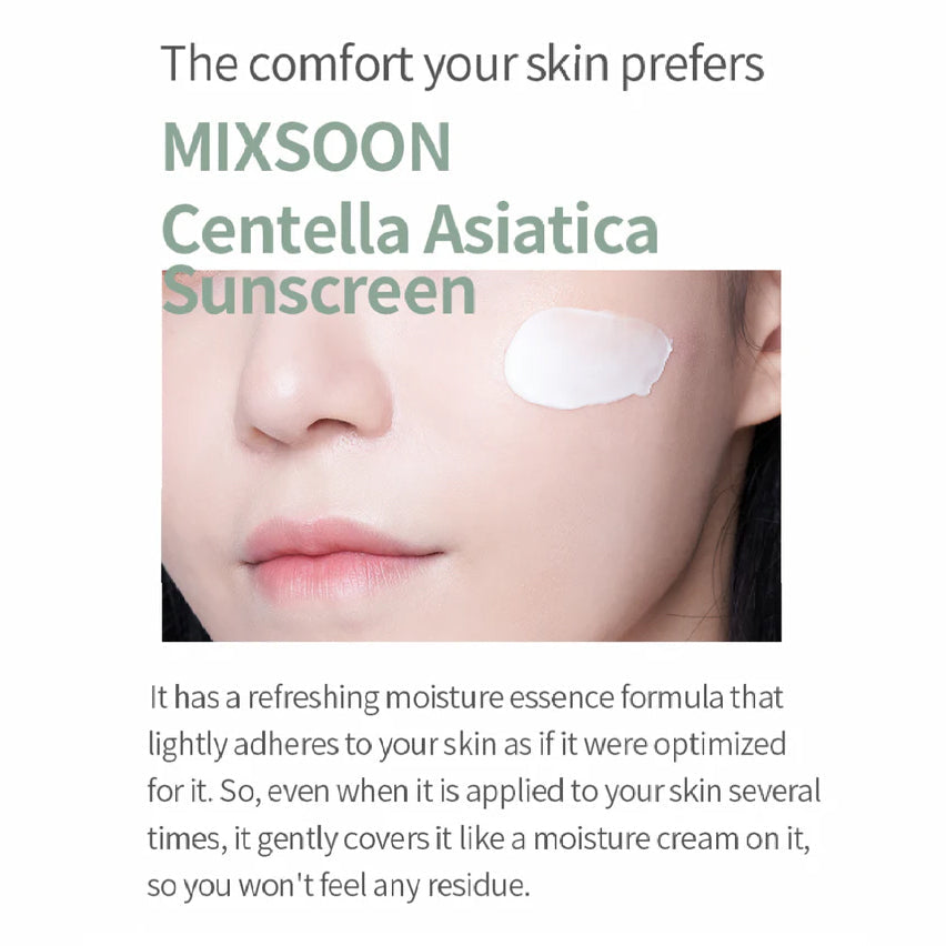 [mixsoon] Centella Sun Cream SPF50+ PA+++ (50g)