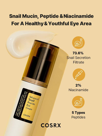 [COSRX] Advanced Snail Peptide Eye Cream (25ml)