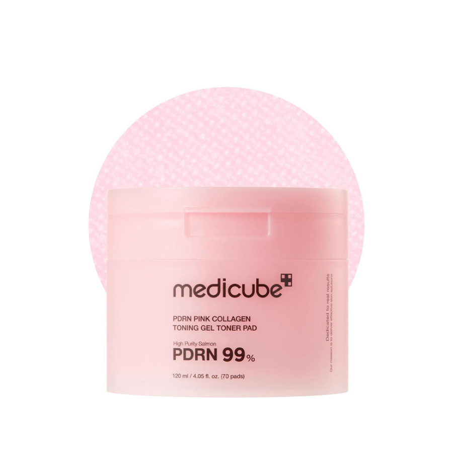 PDRN Pink Collagen Toning Gel Toner Pad