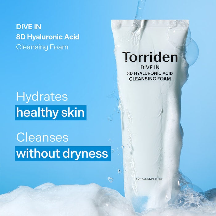 DIVE IN 8D Hyaluronic Acid Cleansing Foam (150ml)