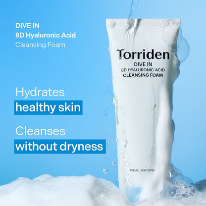 DIVE IN 8D Hyaluronic Acid Cleansing Foam (150ml)