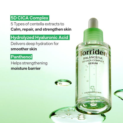 BALANCEFUL 5D Cica Complex Redness Reducing Serum (50ml)