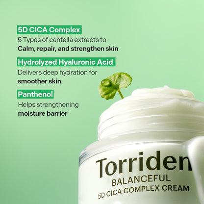 BALANCEFUL 5D Cica Complex Soothing Cream (80ml)