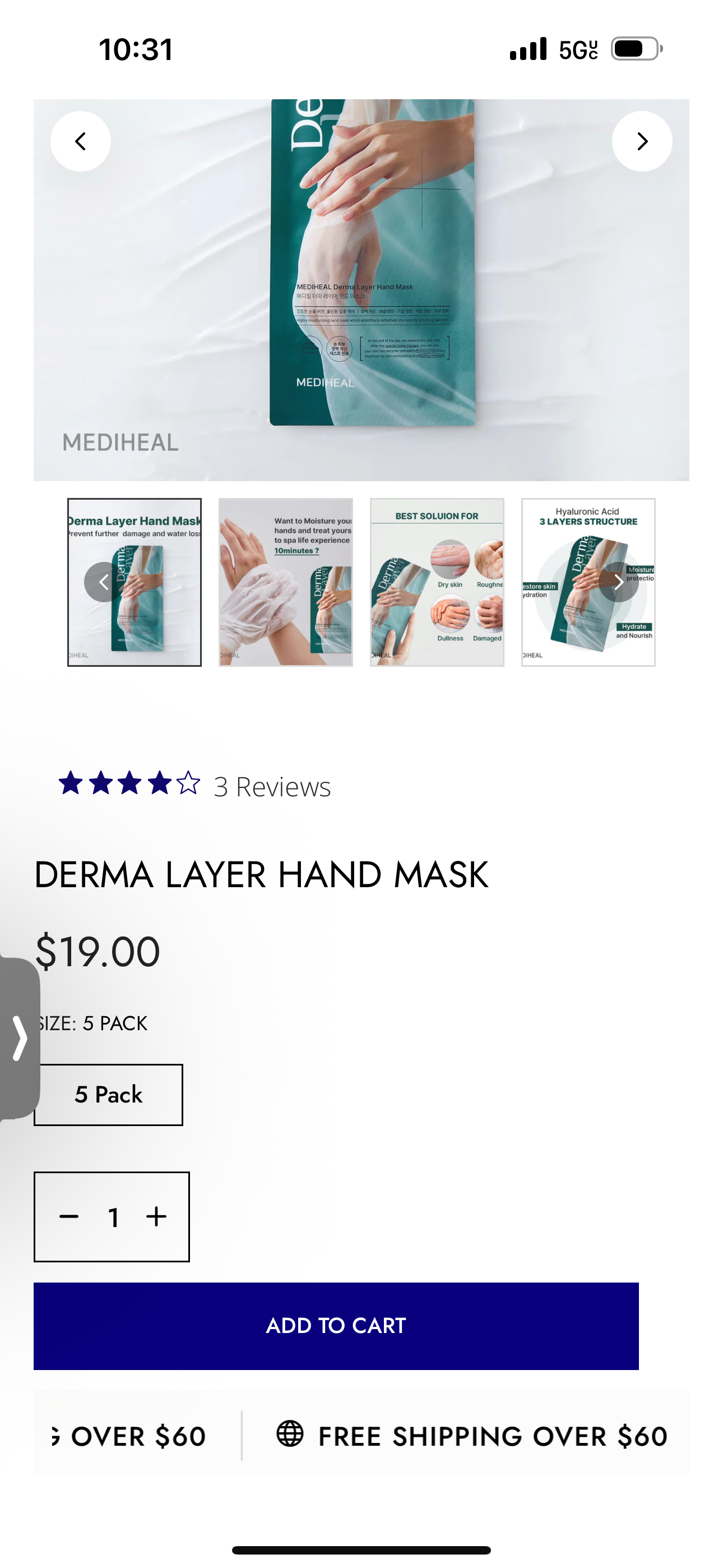 Derma Layer Hand Mask (1 pair)
