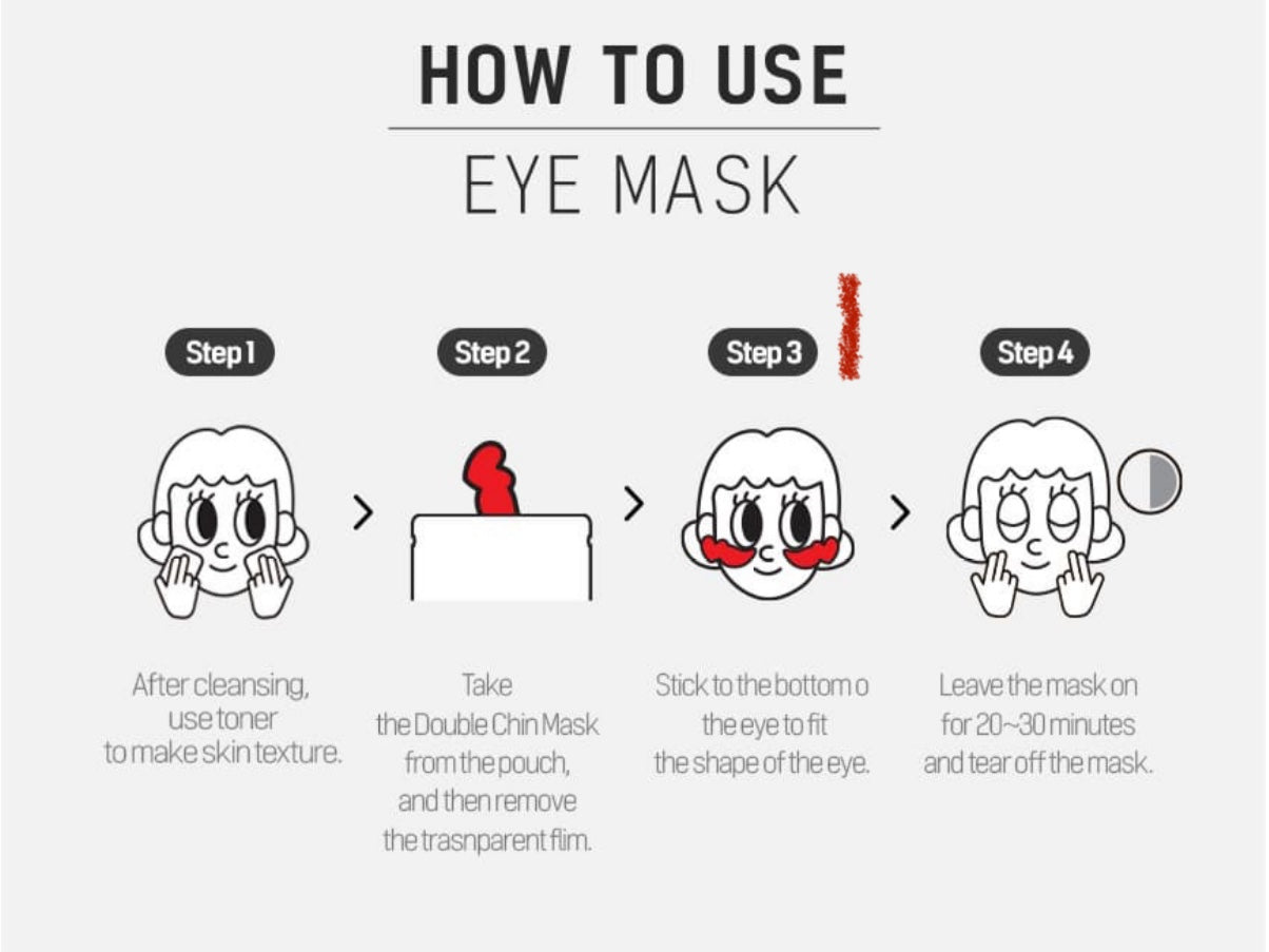 Costopia Love Heart Eye Mask (5 pairs)