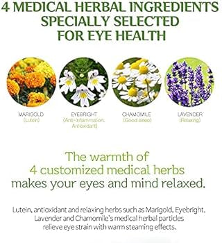 Gentle self-warming eye mask  (5 Packs)