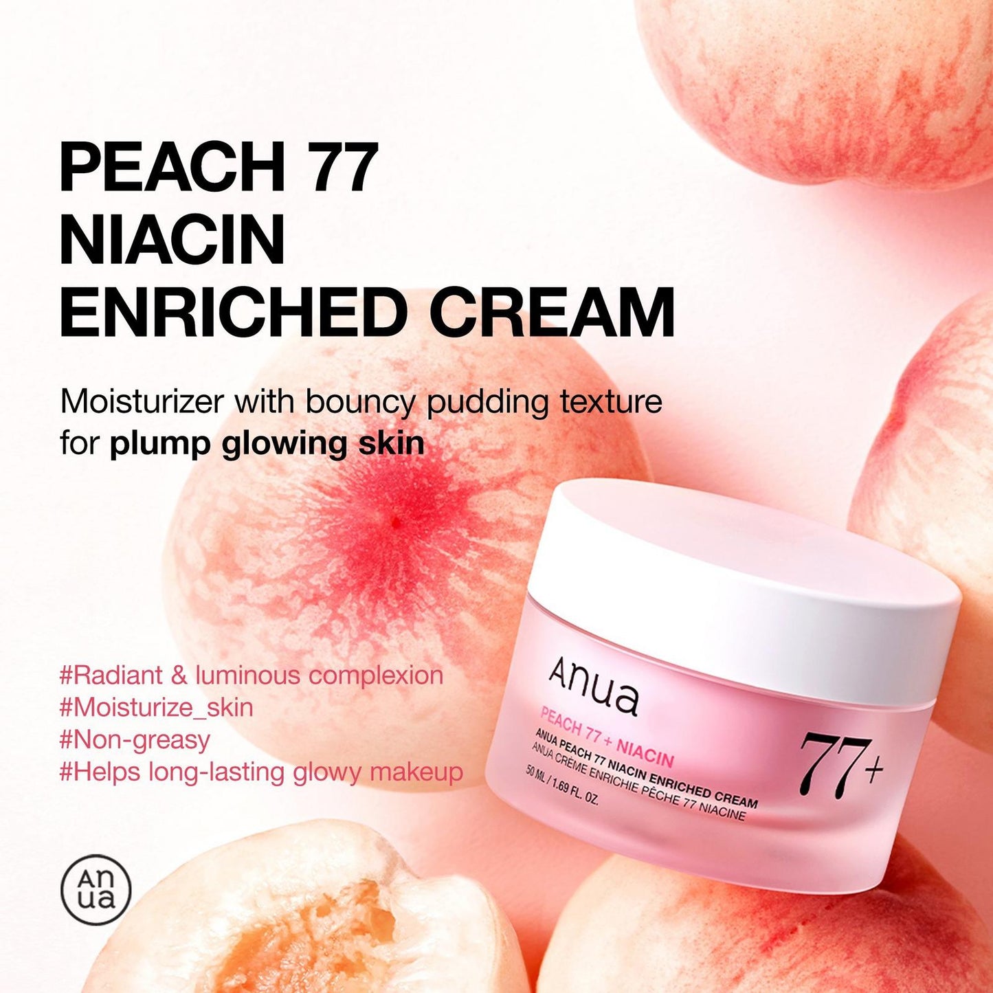 Peach 77+ Niacin Enriched Cream (50ml)