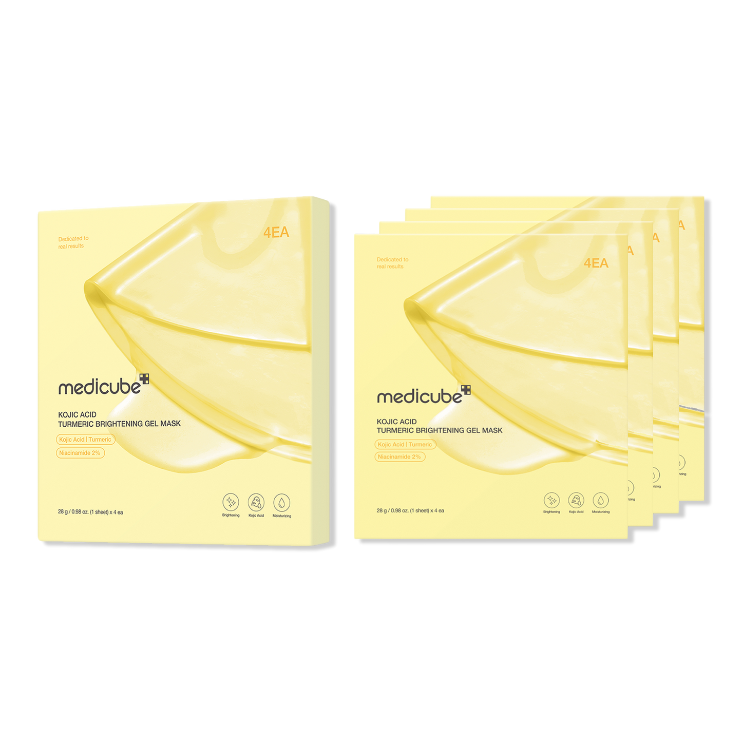 Kojic Acid Turmeric Gel Mask (4 Sheets Box)