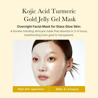 Kojic Acid Turmeric Gel Mask (4 Sheets Box)