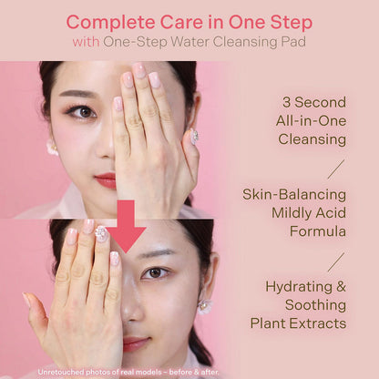 Portable One-Step Water Cleansing Pad 10pack (20pcs)