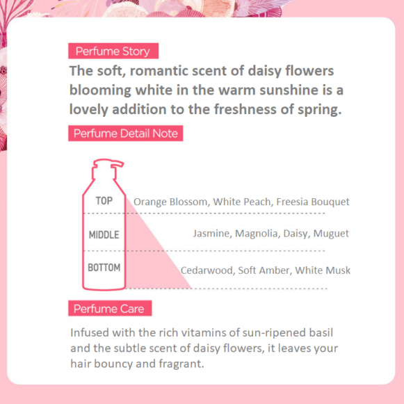 Perfume Lovely Romantic Shampoo (600ml)