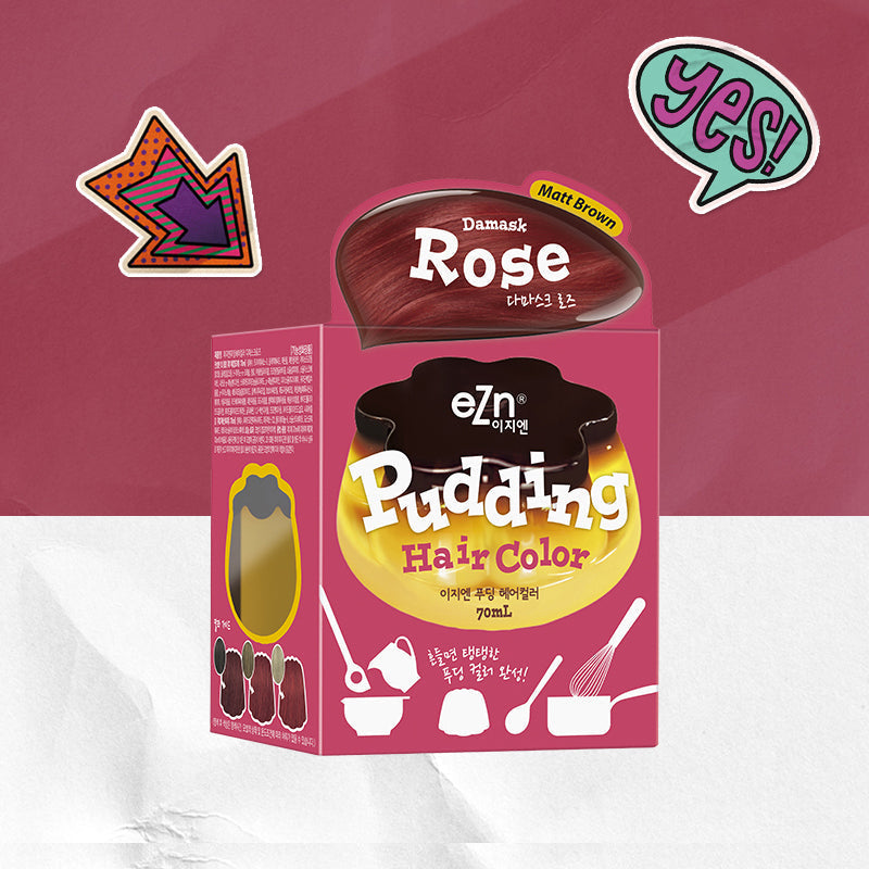 Damask Rose Pudding Hair Color (140ml)