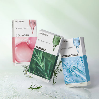 [MEDIHEAL] Ampoule Mask– Buy 2 Get 1 Free  (6 Types)