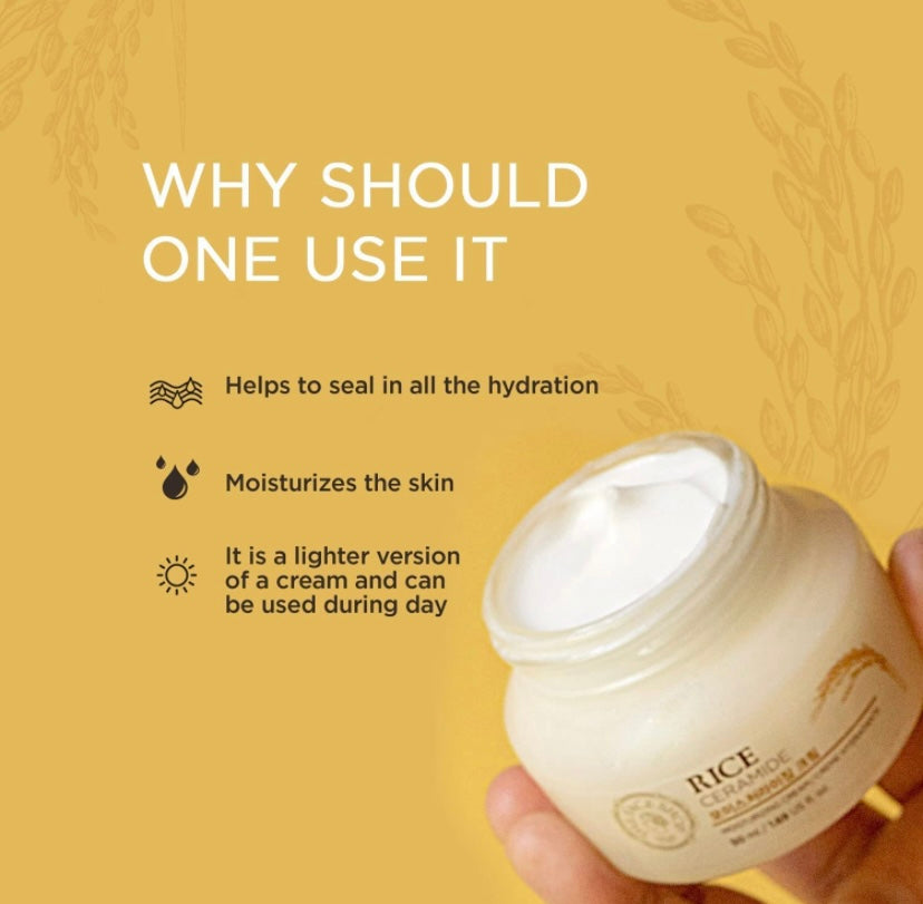 [The Face Shop] Rice Ceramide Moisturizing Cream