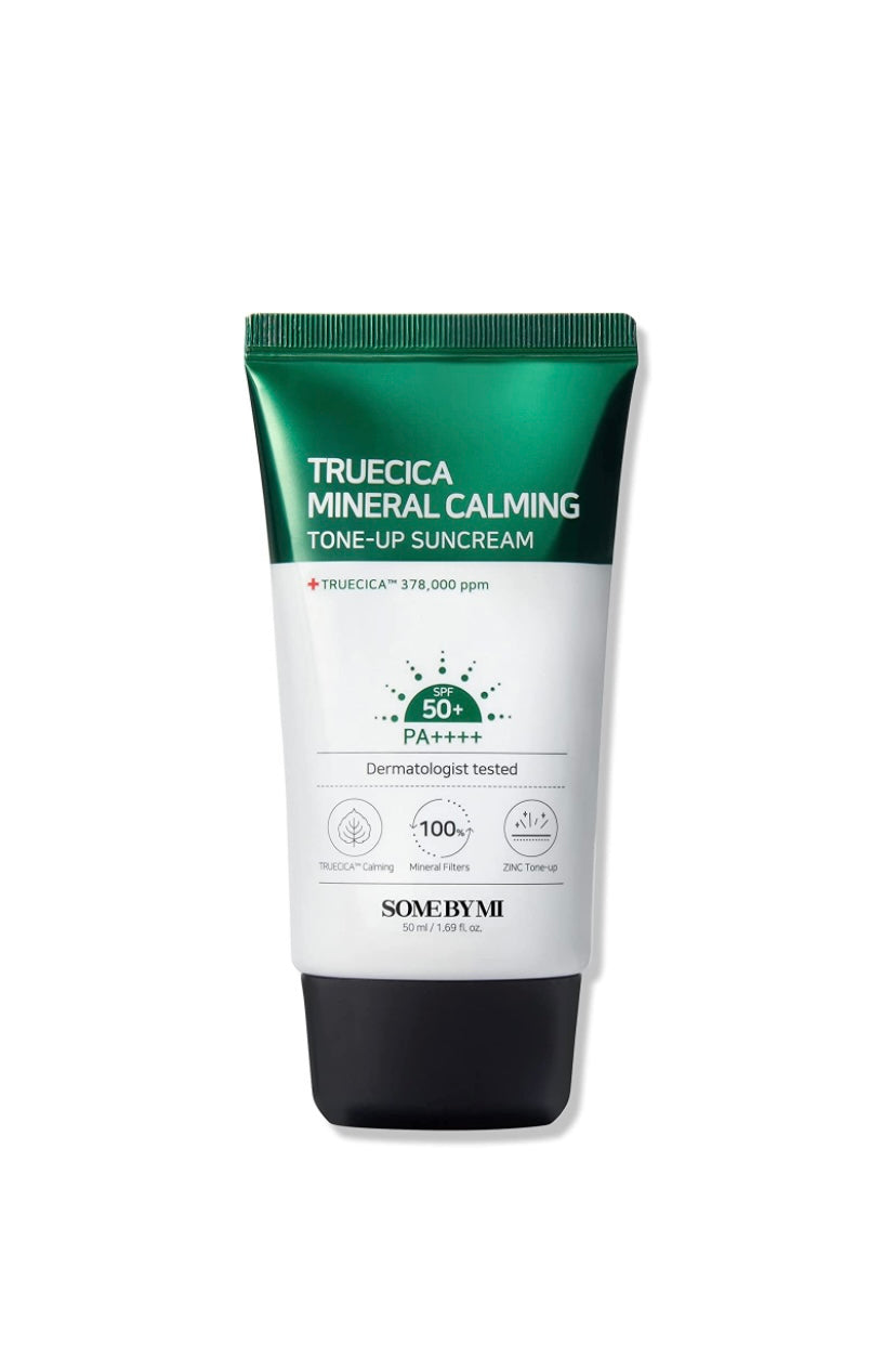 [SOME BY MI]Truecica Mineral Calming Tone-Up Suncream / SPF50+, PA++++ / 1.69Oz, 50ml / Brightening and Calming Effect