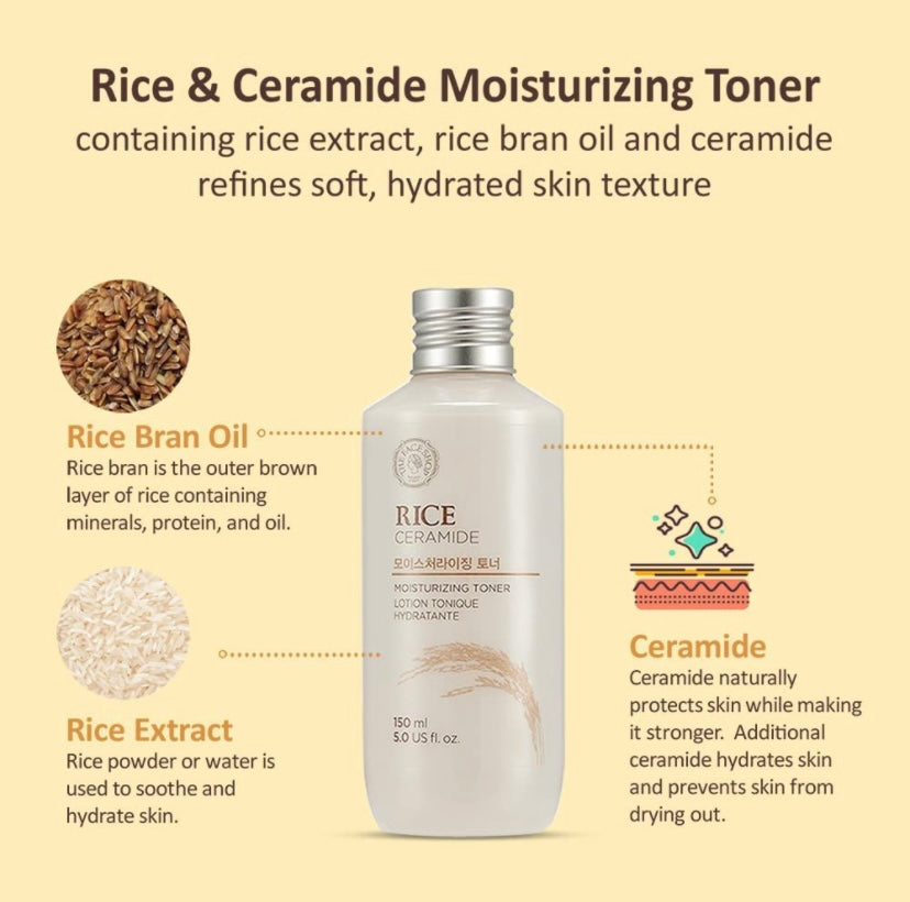 [The Face Shop] Rice Ceramide Moisturizing Toner