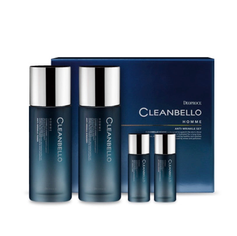 CLEANBELLO HOMME ANTI-WRINKLE SKIN CARE 2-SET