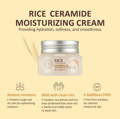 [The Face Shop] Rice Ceramide Moisturizing Cream